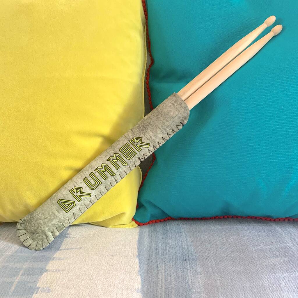 Personalised Vintage Drum Sticks Case By Crank