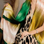 Green Ombré Printed Scarf — Personalised Gift Card And Gift Box Option, thumbnail 5 of 10