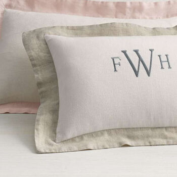 White Linen Breakfast Pillow, 2 of 2