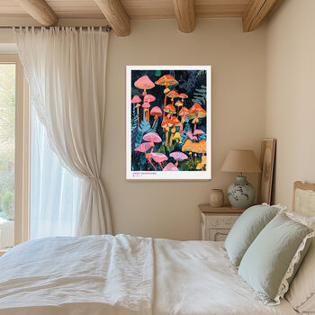 Sweet Mushroom Forest Art Print, 2 of 4