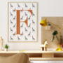 Personalised Giraffe Initial Print, thumbnail 12 of 12