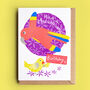 Macaw Birthday Card, thumbnail 1 of 2