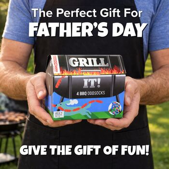 United Oddsocks Grill It Men's Gift Box Set, 8 of 8