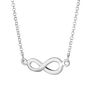 Sterling Silver Infinity Symbol Necklace, thumbnail 5 of 5