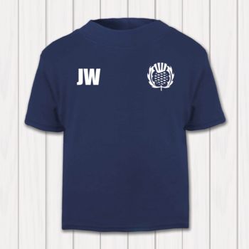 Personalised Scotland Rugby Supporters Baby T Shirts, 2 of 3