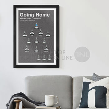 Going Home Newcastle United Football Poster Print, 3 of 4