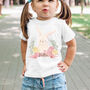 Easter Bunny And Chick Children's T Shirt Or Baby Grow, thumbnail 3 of 5