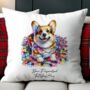 Personalised Corgi In Christmas Lights, thumbnail 2 of 9