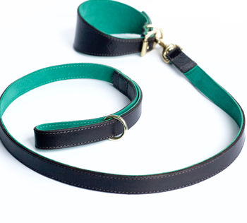 Leather And Suede Dog Lead, 2 of 5