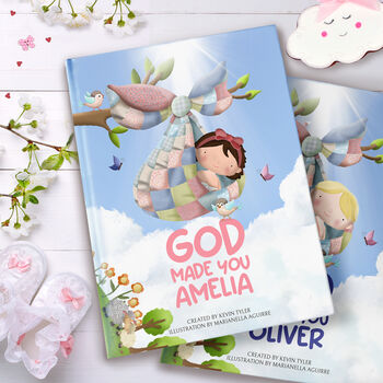 'God Made You' Personalised Keepsake Book, 12 of 12