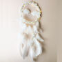 White Cloud Dream Catcher For Baby's Room Decor, thumbnail 2 of 6