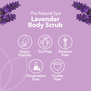 Lavender Body Scrub Gentle Natural Exfoliator 75g, 5 of 11