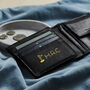 Personalised Men's Leather Wallet With Initials And Illustration, thumbnail 2 of 4