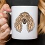 Personalised Afghan Hound Dog Portrait Mug, thumbnail 1 of 9