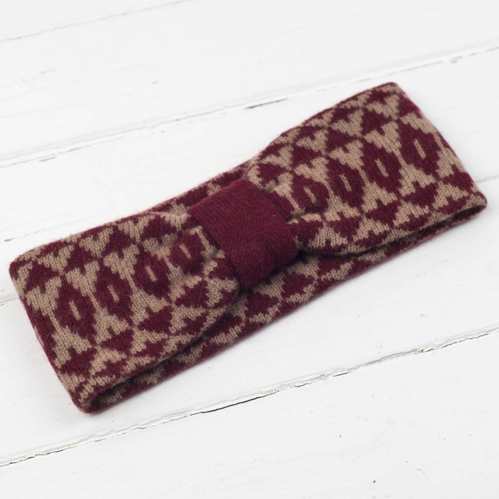 Mirror Knitted Headband By Miss Knit Nat