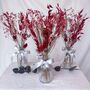 Mini Christmas Dried Flower Arrangement With Vase, thumbnail 1 of 3