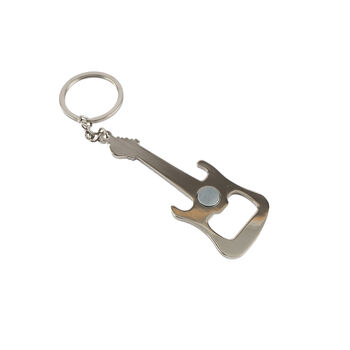 Dapper Chap Guitar Bottle Opener Keyring | In Gift Box | Key Accessory | Father's Day Gift, 4 of 5