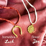 Amulet Charm Pendant On Silk Necklace, thumbnail 7 of 12