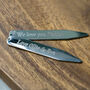 Personalised Secret Message Rhodium Plated Collar Stiffeners, thumbnail 11 of 12
