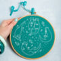 Awesome Otters Embroidery Kit, thumbnail 4 of 8