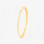 Shinju Gold Real Freshwater Pearl Bangle, thumbnail 3 of 5