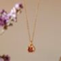Red Pomegranate Pendant Necklace, thumbnail 9 of 12