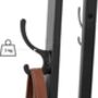 Industrial Coat Rack Stand With Three Shelves, thumbnail 5 of 8