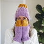 Knit Your Own Colour Pop Knitted Mittens Kit, thumbnail 7 of 8