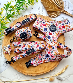 Little Enchanted Meadows Floral Dog Harness, 8 of 11