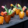 Evita Glass Vase Set Salmon, thumbnail 5 of 8