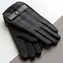 Personalised Men's Merino Wool Gloves With Strap Detail, thumbnail 7 of 11