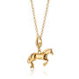 18ct Gold Horse Charm Necklace, thumbnail 3 of 6