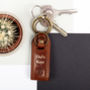 Personalised Father's Day Leather Keyring, thumbnail 1 of 8