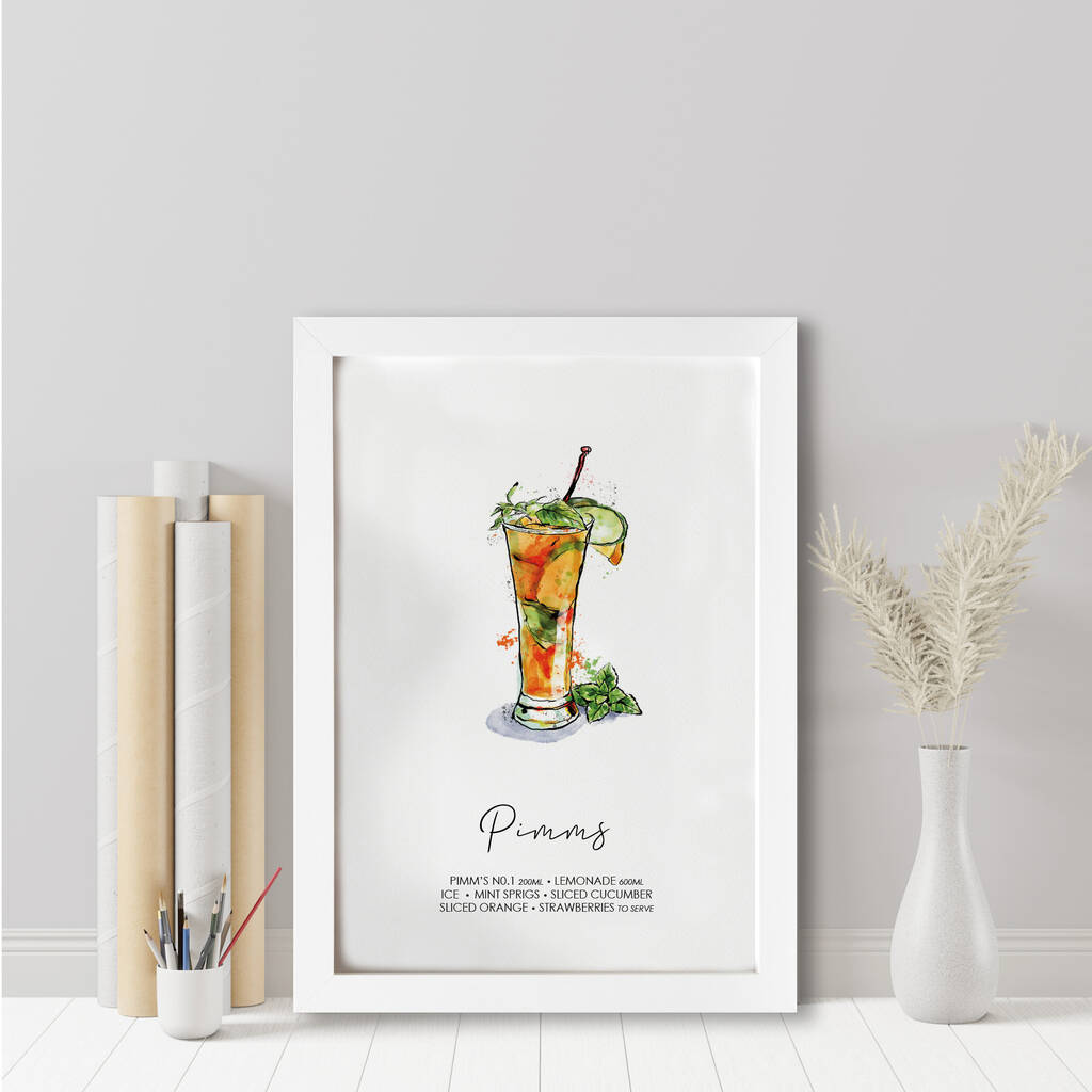 Pimms Cocktail Recipe Print