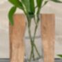 Personalised Tanoak 'Couples Names' Wooden Vase, thumbnail 2 of 8