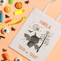 Personalised Halloween Trick Or Treat Bag With Bats, thumbnail 3 of 4