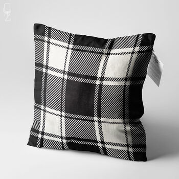 Gingham Cushion Cover With Black And White, 3 of 7