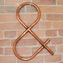 Copper Decorative Letters And Symbols Wall Art, thumbnail 10 of 12