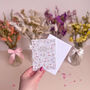 Dried Flowers And Vase With Mothers Day Card, thumbnail 6 of 8