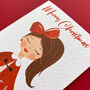 Personalised Christmas Greetings Card For Sister, thumbnail 1 of 8