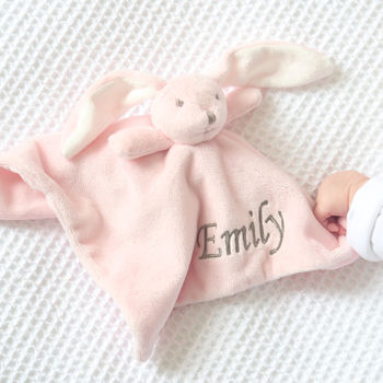 personalised pink bunny