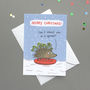 'Sprout Anyone?' Christmas Card, thumbnail 1 of 3