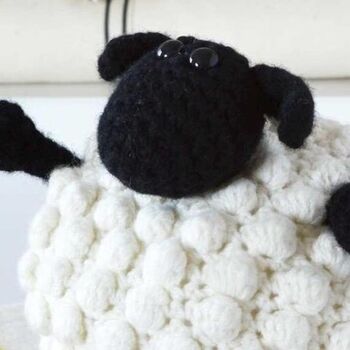 Luxury Bobble Sheep Crochet Kit, 7 of 9