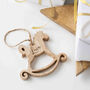 Personalised Christmas Rocking Horse Decoration, thumbnail 3 of 6