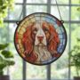 Cocker Spaniel Stained Glass Effect Suncatcher, thumbnail 5 of 6