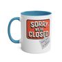 Sorry We're Closed Coffee Mug, thumbnail 5 of 7