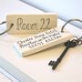 Personalised Key Ring, Sturdy, thumbnail 1 of 8