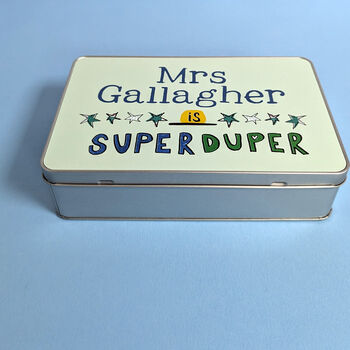 Personalised Thankyou Teacher Tin, 11 of 11