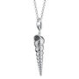 Sterling Silver Spire Shell Charm Necklace, thumbnail 2 of 6