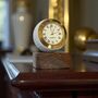Golf Ball Clock With Personalised Wood Plinth, thumbnail 8 of 12